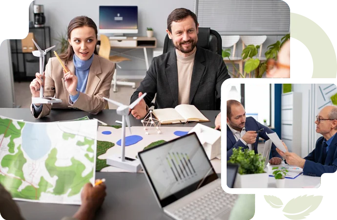 Green Mark consultancy team meeting with clients.